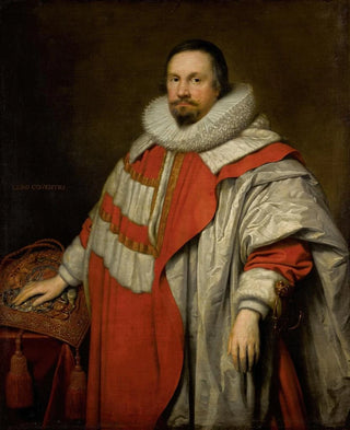 Cornelis Jonson van Ceulen - Portrait Of Thomas 1st Baron Coventry 15781640 Lord Keeper Of The Great Seal.webp