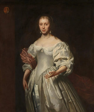 Portrait of Cornelia Craen van Haeften - Cornelis Jonson van Ceulen — artwork view