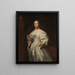 Portrait of Cornelia Craen van Haeften - Cornelis Jonson van Ceulen — framed artwork on a wall