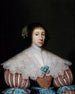 Portrait painting of Éléonore or Marie Campion - Cornelis Jonson van Ceulen — artwork view