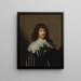 Portrait of a Man Probably Sir Francis Godolphin - Cornelis Jonson van Ceulen — framed artwork on a wall