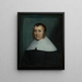 Portrait of an elderly lady - Cornelis Jonson van Ceulen — framed artwork on a wall