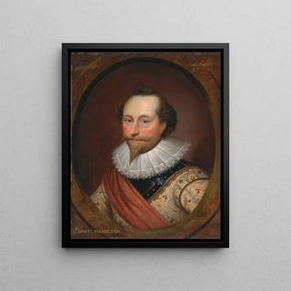 Temple Sir Alexander - Cornelis Jonson van Ceulen — framed artwork on a wall