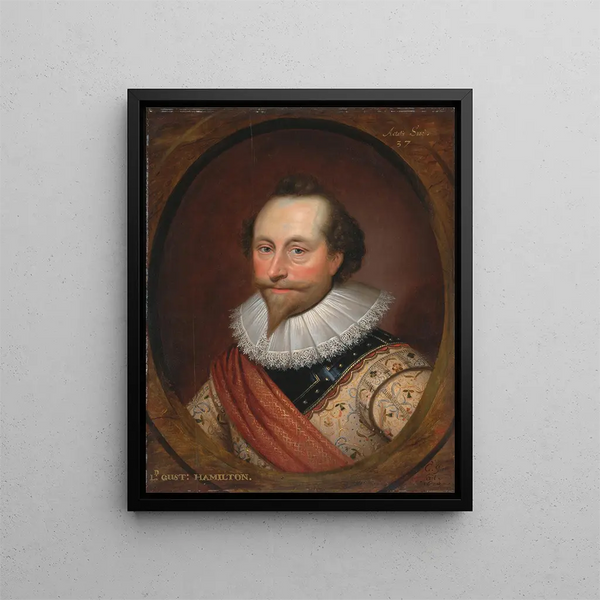 Temple Sir Alexander - Cornelis Jonson van Ceulen — framed artwork on a wall
