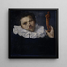 Portrait painting of Paulus van Vianen 1550-1613 - Cornelis Ketel — framed artwork on a wall