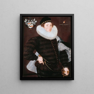 Richard Goodricke de Ribston Yorkshire - Cornelis Ketel — framed artwork on a wall