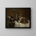 Dessert Painting - Cornelis Mahu — framed artwork on a wall