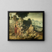The Parable of the Prodigal Son - Cornelis Massijs — framed artwork on a wall