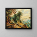 Moses on Mount Nebo - Cornelis Molenaer — framed artwork on a wall