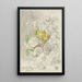 Bouquet de fleurs - Cornelis Ploos van Amstel — framed artwork on a wall