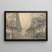 Dames et messieurs profitant d'un jardin hollandais - Cornelis Pronk — framed artwork on a wall