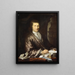 Portrait of a Man - Cornelis Pronk — framed artwork on a wall