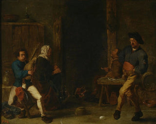Scene in a Tavern - Cornelis Saftleven — artwork view