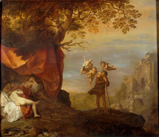 Cimon et Iphigénie - Cornelis van Poelenburch — artwork view