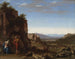 The Rest During the Flight into Egypt - Cornelis van Poelenburch — artwork view