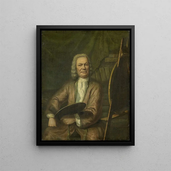 Portrait of Jan Maurits Quinkhard Painter - Cornelis Wever — framed artwork on a wall
