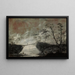 Landscape Painting with a Bridge - Cornelis de Bie — framed artwork on a wall
