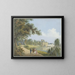 View of the Soestdijk Palace - Cornelis de Kruyff — framed artwork on a wall