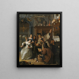 The Curiosity Dealer - Cornelis de Man — framed artwork on a wall