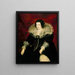 A woman - Cornelis de Vos — framed artwork on a wall