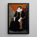 Old lady - Cornelis de Vos — framed artwork on a wall