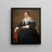 Portrait of a Woman - Cornelis de Vos — framed artwork on a wall