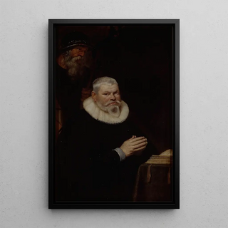 Reproduction of the painting Portrait painting of Willem van Meerbeeck with Saint William of Aquitaine - Cornelis de Vos