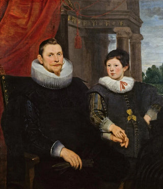 Portrait of a Father with His Son - Cornelis de Vos — artwork view