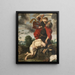 The sacrifice of Abraham - Cornelis de Vos — framed artwork on a wall