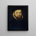 Portrait of a Young Man - Cornelis de Zeeuw — framed artwork on a wall