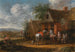 Cavaliers devant une taverne - Cornelis van Essen — artwork view