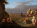 The Flight of Cloélie - Cornelis van Poelenburg — artwork view