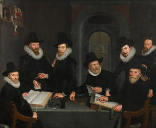 Les Régents des hôpitaux - Cornelis van der Voort — artwork view