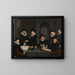 Les Régents des hôpitaux - Cornelis van der Voort — framed artwork on a wall