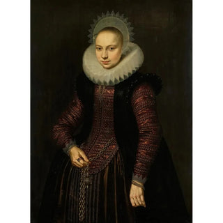 Reproduction of the painting Portrait of Brechtje Overrijn van Schoterbosch - Cornelis van der Voort