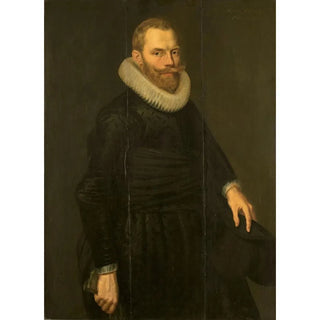 Reproduction of the painting Portrait Painting of Dirck Hasselaer - Cornelis van der Voort