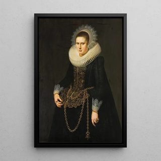 Reproduction of the painting Portrait of a 22-year-old woman - Cornelis van der Voort