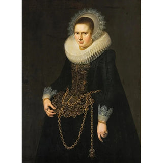Reproduction of the painting Portrait of a 22-year-old woman - Cornelis van der Voort