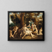 Leda and the Swan - Correggio — framed artwork on a wall