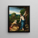 Noli me Tangere - Correggio — framed artwork on a wall