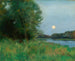 Landscape painting of a French sunrise - Corwin Knapp Linson — artwork view
