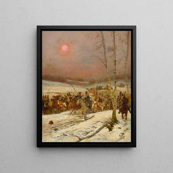 Cossacks attacked by the Honor Guard during Napoleon's Russian Campaign - Jean-Baptiste Édouard Detaille