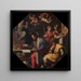 Cosimo étudie la prise de Sienne - Giorgio Vasari — framed artwork on a wall