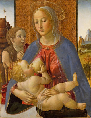 The Virgin and Child with the Young Saint John the Baptist - Cosimo Rosselli — artwork view