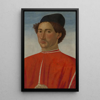 Reproduction of the painting Portrait of a man - Cosimo Rosselli