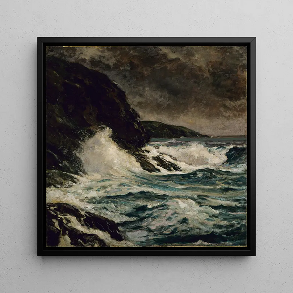 Côte du Maine - Paul Dougherty — framed artwork on a wall