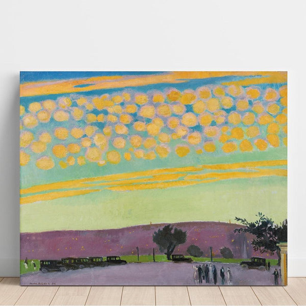 Reproduction of the painting Sunset Painting in Pittsburgh - Maurice Denis
