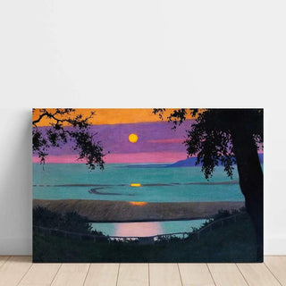 Coucher de soleil à Grasse de Félix Vallotton | Reproduction Tableau Décoration murale affiche copie