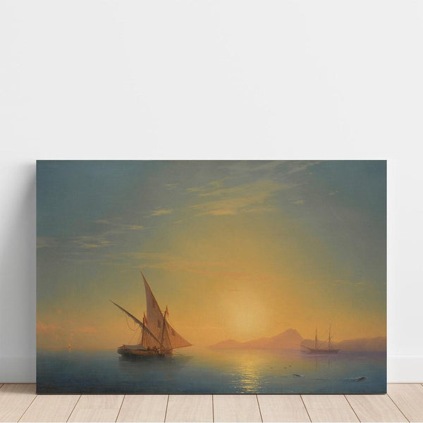 Reproduction of the painting Sunset on Ischia - Ivan Konstantinovich Aivazovsky