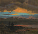 Sunset over the Hudson Valley, New York - Frederic Edwin Church — artwork view
